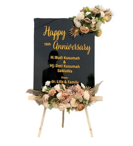 Papan Bunga Akrilik Bangunsari