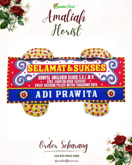 Papan Bunga Ucapan Selamat Bangunsari